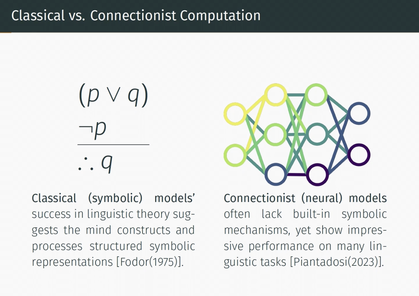classical computation in connectionist models video